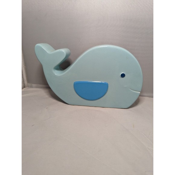 Blue Whale Piggy Coin Bank Change Money Best Buddies Marine Ocean Sea Life Fish - Picture 3 of 8